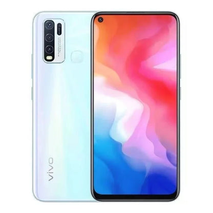 4G Smartphone Original VIVO Y50 8GB 128GB 5000mAh 6.51inch 2340x1080px CPU Snapdragon 13MP + 16MP 4 Cameras Android