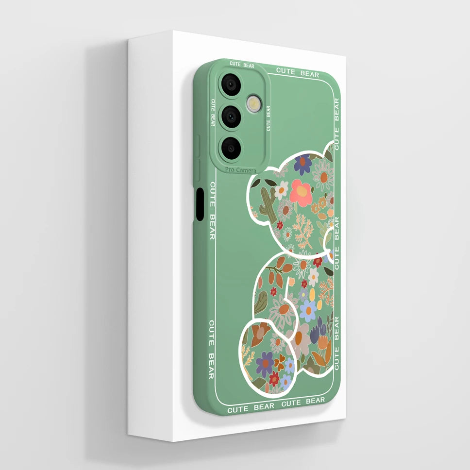 Phone Cases For Samsung Galaxy A15 Lovely Cats Camera Protection Soft Silicone Cover For SamsungGalaxy A 15 Fundas Bumper Coque