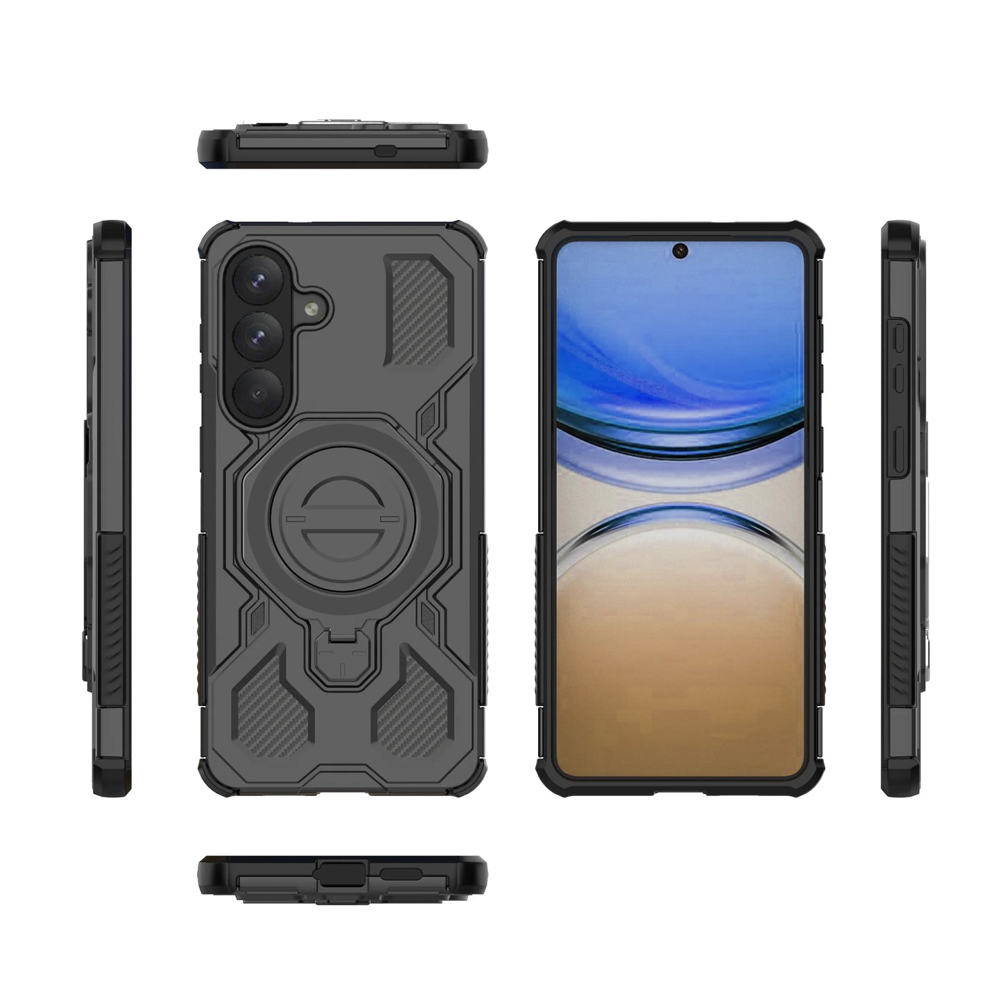 Protector Armor Case for Samsung Galaxy S26 Ultra S25 FE 5G S26 Plus A17 A57 A37 A56 A16 A36 Wireless Charge Phone Accessories
