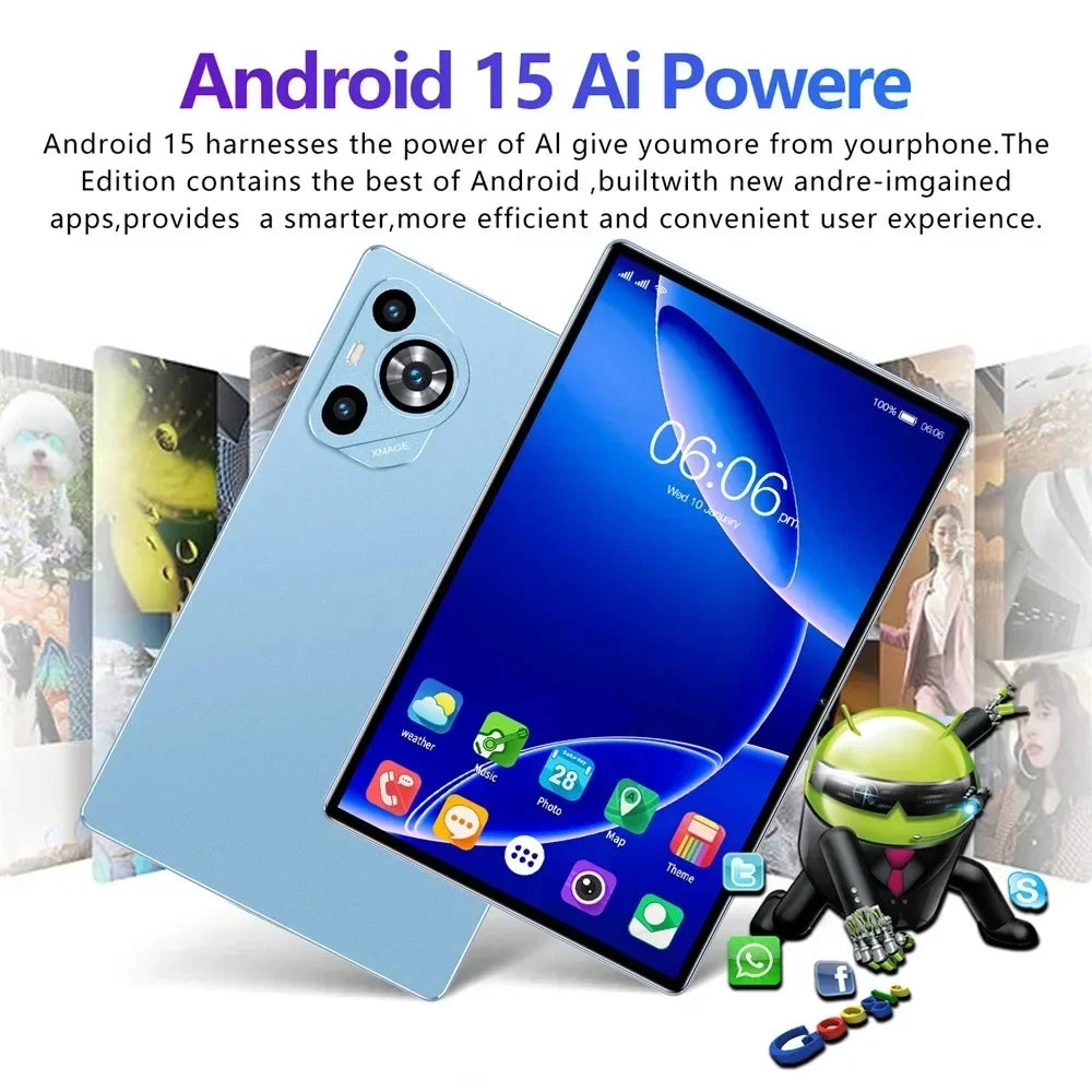 New Tablet Pad 16 Pro 11 inch Android 22GB+2TB Tablets 20000mah Battery Global Version 4G 5G Dual SIM WIFI Tab Kids Tablet PC