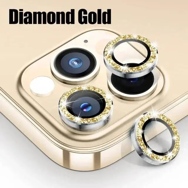 3PCS Camera Lens Protector For iPhone 16 15 14 Pro Max Plus Metal Protector Glass For iPhone 15 14 PM 13 Promax Mini Camera Lens