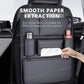 SEAMETAL 6-Pocket Car Seat Back Storage Bag Wear-Resistant Car Backseat Organizer Tissue/Cup Holder Waterproof Anti-Kick Pad