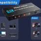 4K HDMI Quad Screen Multiviewer 4x1 1080P 4 in 1 out HDMI Multi Viewer Seamless Switcher 9 Display Modes for Camera Laptop PC TV