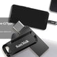 For iPhone 15 Plus/Pro/Max Ultra Dual Drive Go OTG Flash Drive USB3.2 Type-C Pendrive 64G 128G 256G 512G for Smartphone Laptop