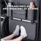 SEAMETAL 6-Pocket Car Seat Back Storage Bag Wear-Resistant Car Backseat Organizer Tissue/Cup Holder Waterproof Anti-Kick Pad