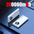 Lenovo 120W 500000mAh High Capacity Power Bank Fast Charging Powerbank Digital Display Portable Battery Charger For iPhone VIVO