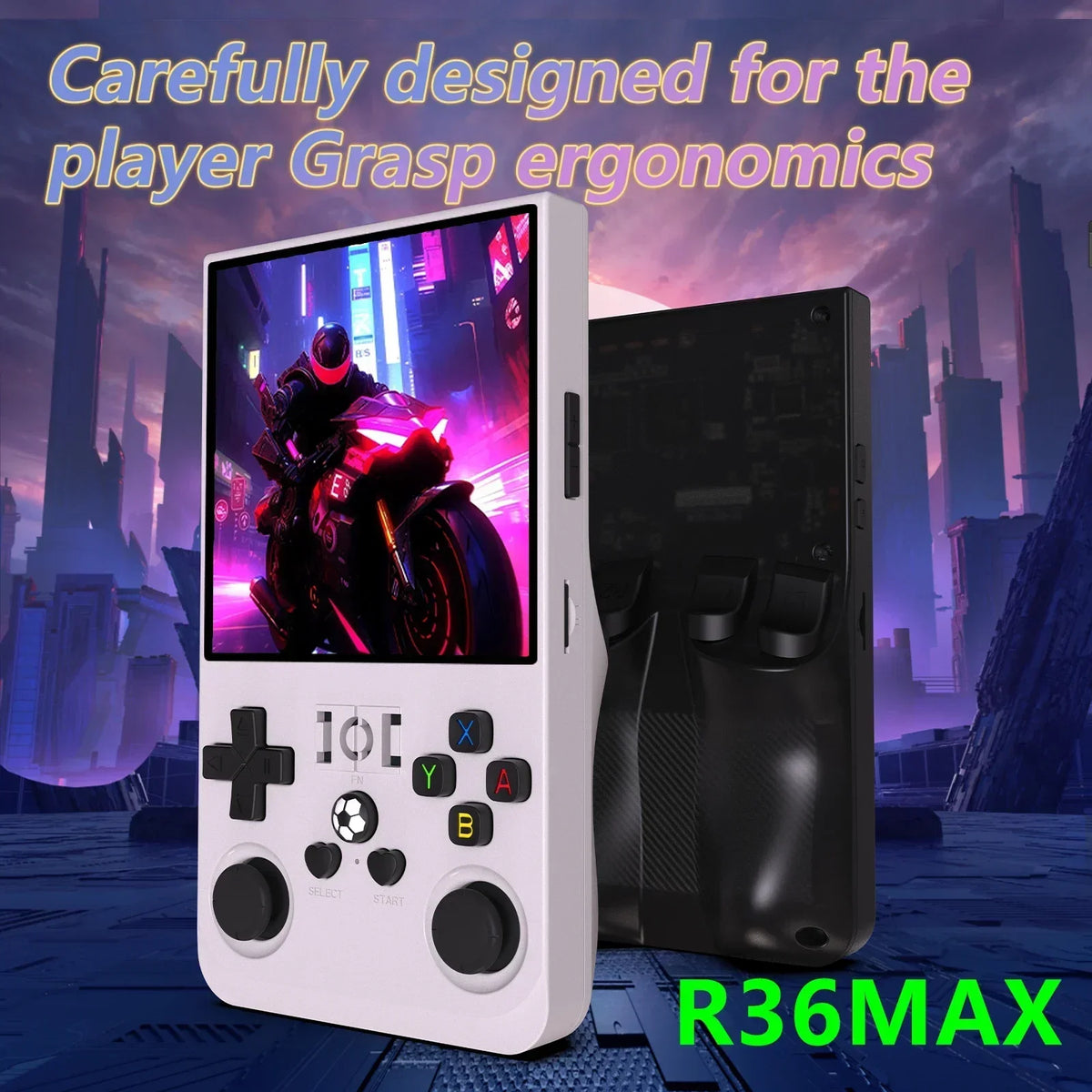 R36MAX Game Console 64GB 128GB 18000+GAMES Linux System 4.0inch K36 vs R36S 3.5inch Pocket Video Player No Download Required