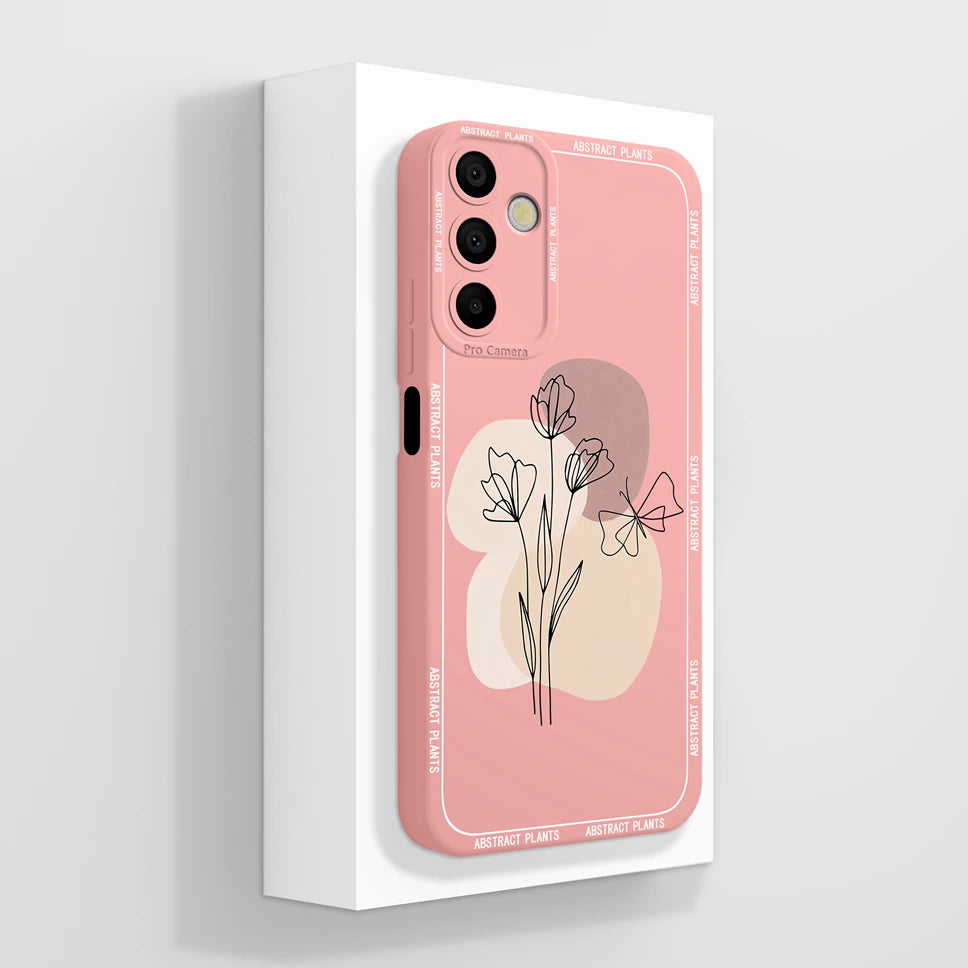 Phone Cases For Samsung Galaxy A15 Lovely Cats Camera Protection Soft Silicone Cover For SamsungGalaxy A 15 Fundas Bumper Coque