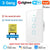 TNCE Tuya US Switch wifi zigbee, 1/2/3/4 gang, No-Neutral/Wire LED light control Wall Button, smart voice with Alexa Google Home