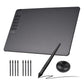 VINSA T1161 Graphics Drawing Tablet Ultra-thin Art Creation Sketch with Battery-free Stylus 8 Pen Nibs 8192 Levels Pressure