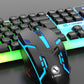 GTX350 Gaming Keyboard Mouse Combos Computer Laptop Backlight Gamer Kit LED Wired Usb Keyboard GTX350 Set-Black