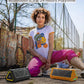 MLOVE P3 Outdoor Bluetooth Speaker, 40W Output Power Bluetooth 5.3 Speaker ,Stereo Sound IPX7 Waterproof,Micro SD Card,RGB Light