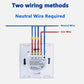 BONDA Smart Switch Alexa RF433 No Neutral Tuya Control Works With Google 1/2/3 Gang Smart Life Home Light WiFi Touch Switches 86
