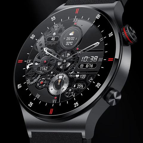 GPS ECG+PPG Bluetooth Call Smart Watch Men 2025 Sports Bracelet NFC Waterproof Custom Watch Face Men SmartWatch For IOS Android