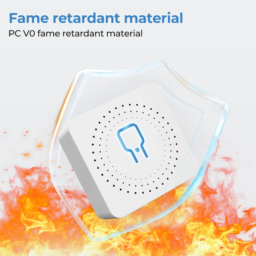 16A Tuya WiFi Smart Switch 2-way Control with Energy Monitor Switch Mini Smart Breaker Smart Life Control  Alexa Via Google Home