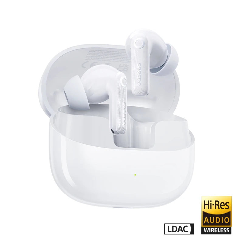 Baseus EP10 Pro ANC Earbuds Wireless Bluetooth 6.0 Earphones 50dB Realtime Adaptive Headphones 6 Mic Hi-Res LDAC IP55  Ear buds