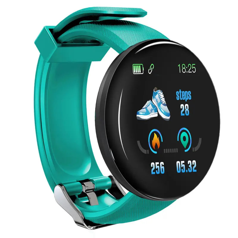 New Smart Watch Men Women Smart Bracelet LED D18 Smartwatch Waterproof Smart Touch Screen Bracelet reloj Inteligente 2022 hombre