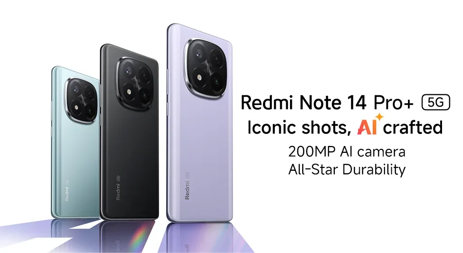 Xiaomi Redmi Note 14 Pro+ 5G 6.7" AMOLED 200MP Camera 120Hz Snapdragon 7s Gen 3 Global Version