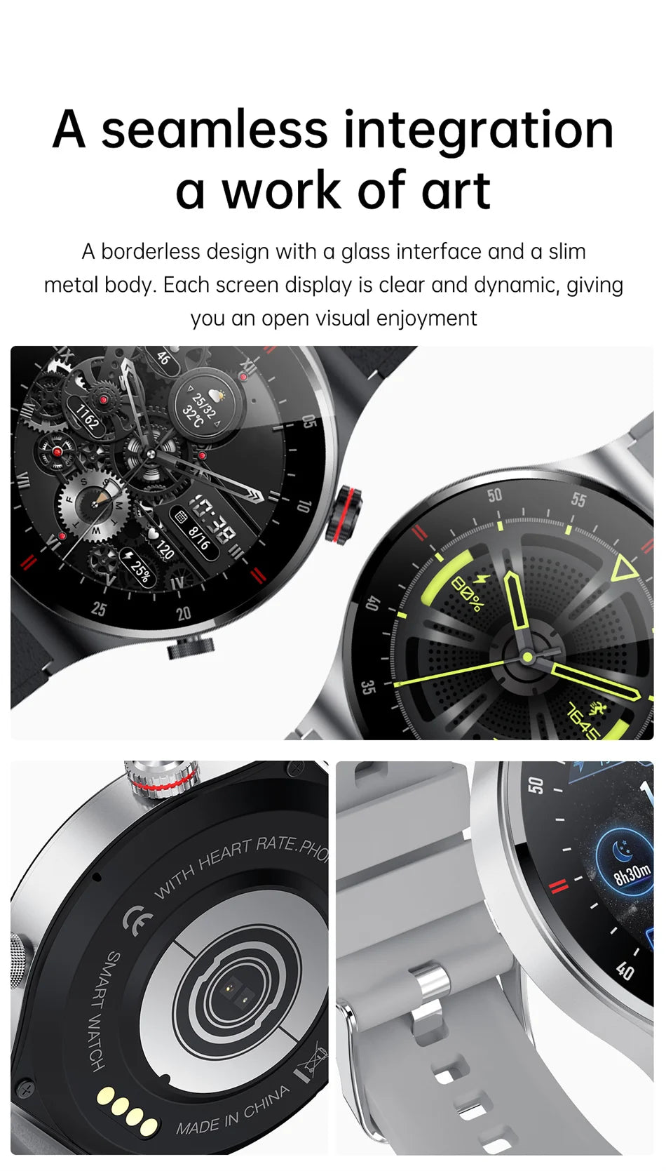 GPS ECG+PPG Bluetooth Call Smart Watch Men 2025 Sports Bracelet NFC Waterproof Custom Watch Face Men SmartWatch For IOS Android