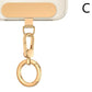 Metal Phone Lanyard Gasket Patch Rotatable Metal Buckle Hanging   Steel Clip Card Cord Tab Mobile Phone Accessories