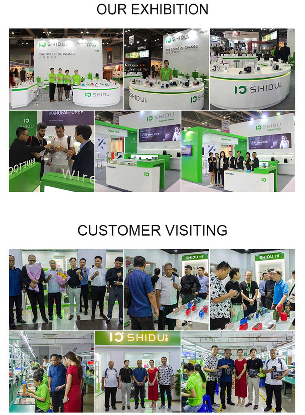 SHIDU 25W Portable Bluetooth Wireless Voice Amplifier for Teacher with UHF Microphone AUX HiFi Recording Mini Echo Audio Speaker