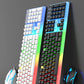 GTX350 Gaming Keyboard Mouse Combos Computer Laptop Backlight Gamer Kit LED Wired Usb Keyboard GTX350 Set-Black