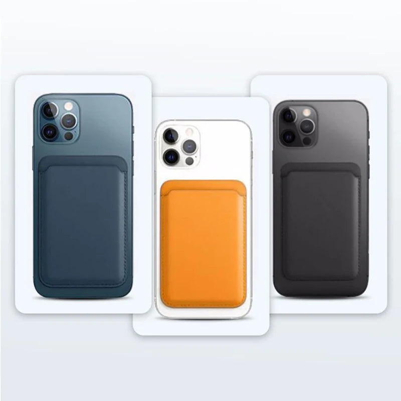 Luxury For Magsafe Magnetic Leather Wallet Case For iPhone 13 17 16 14 Pro Max 15Pro S25 Card Holder Phone Bag Cover Accessories