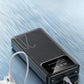 New Style BCAK power bank 20000mAh self-contained cable fast charging mini mobile phone gift mobile power supply