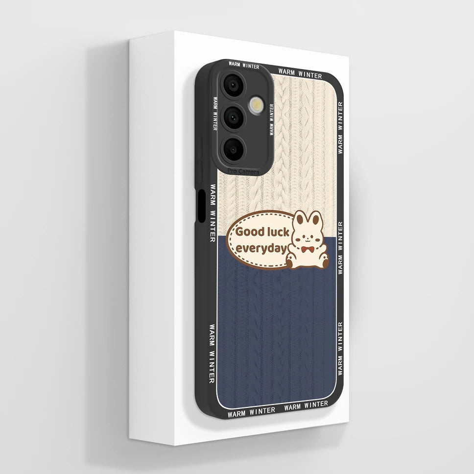 Phone Cases For Samsung Galaxy A15 Lovely Cats Camera Protection Soft Silicone Cover For SamsungGalaxy A 15 Fundas Bumper Coque
