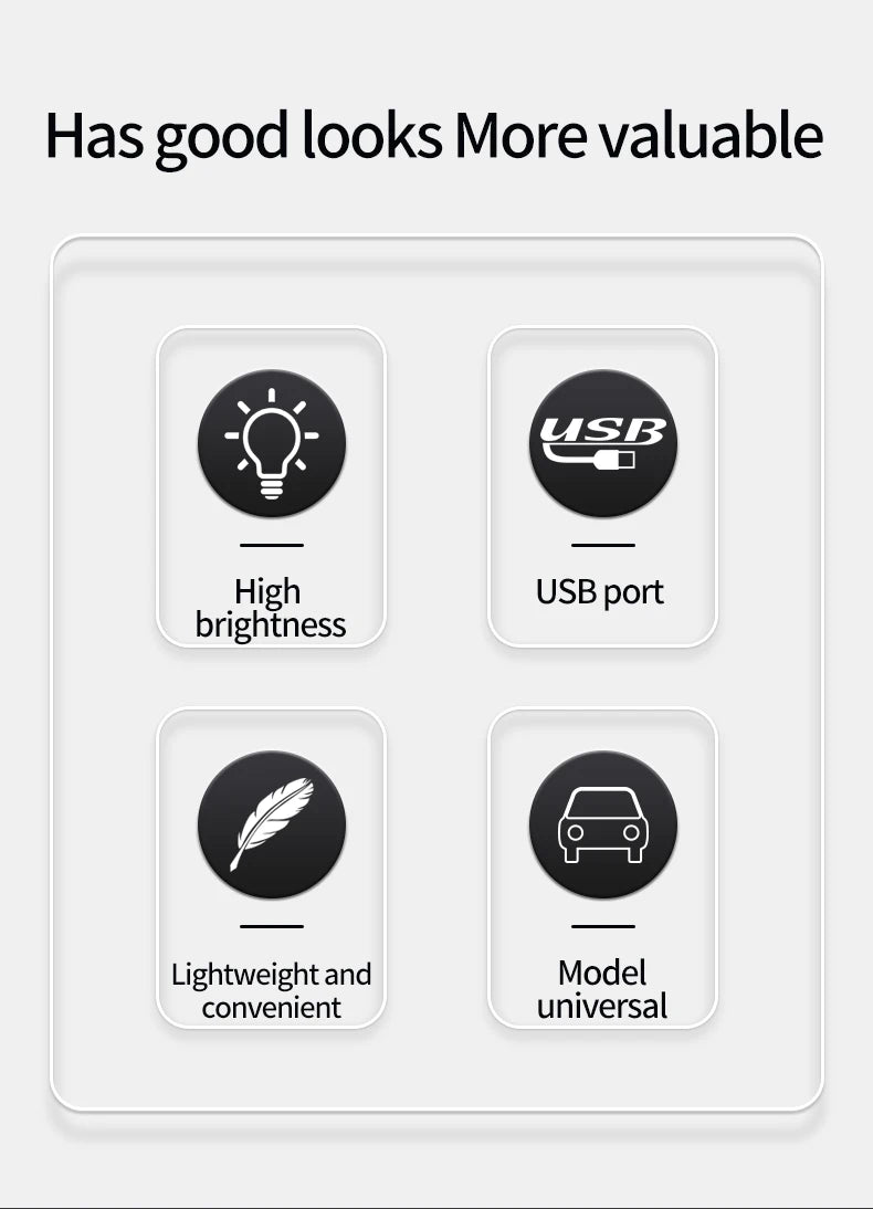 USB Dynamic Devil Eyes Light Car Windshield Dynamic LED Matrix Panel Screen Light for Car Truck Window Decor Lighting 11 Modes