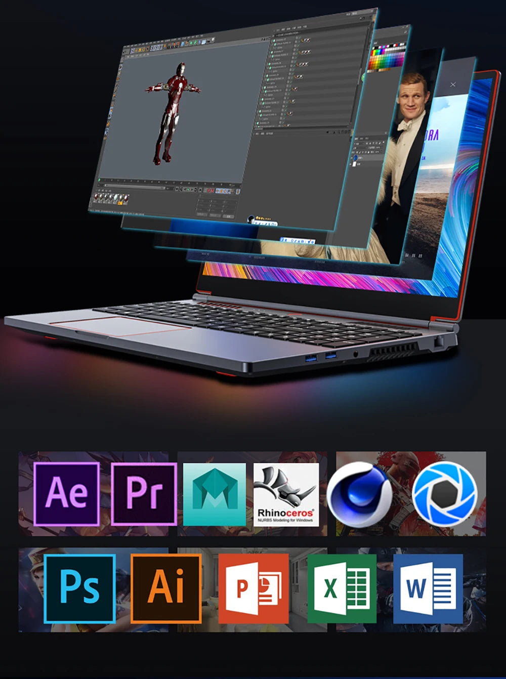 2025 New Gaming Laptop Computer Intel Core i9-10885H i7 8750H GTX1650 4G 16.1 Inch IPS Screen RAM Max 64GB 2*DDR4 2*M.2 NVMe
