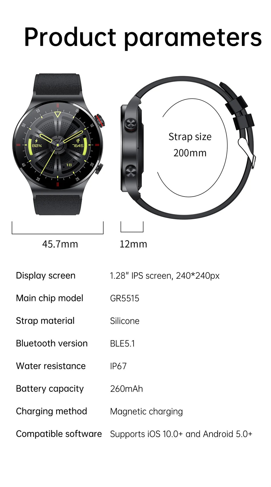 GPS ECG+PPG Bluetooth Call Smart Watch Men 2025 Sports Bracelet NFC Waterproof Custom Watch Face Men SmartWatch For IOS Android
