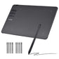 VINSA T1161 Graphics Drawing Tablet Ultra-thin Art Creation Sketch with Battery-free Stylus 8 Pen Nibs 8192 Levels Pressure