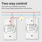 TNCE Tuya US Switch wifi zigbee, 1/2/3/4 gang, No-Neutral/Wire LED light control Wall Button, smart voice with Alexa Google Home