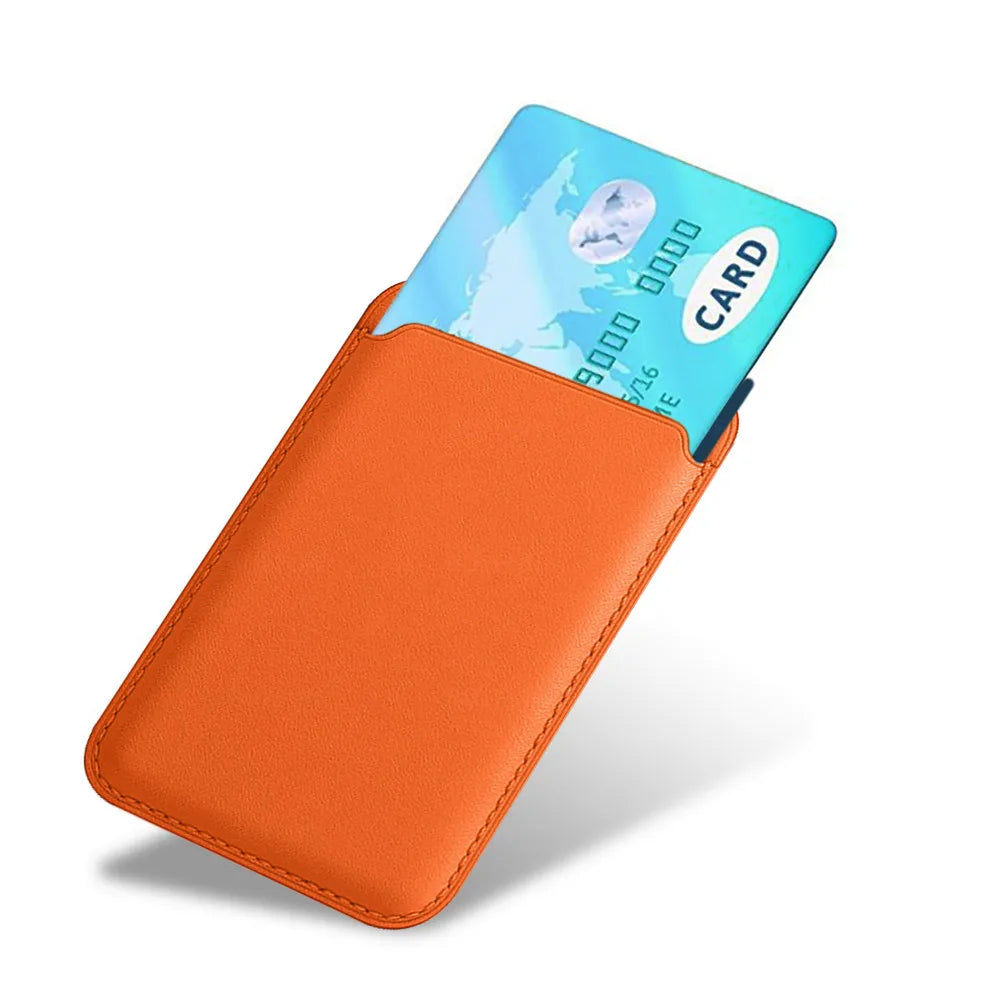 Luxury For Magsafe Magnetic Leather Wallet Case For iPhone 13 17 16 14 Pro Max 15Pro S25 Card Holder Phone Bag Cover Accessories