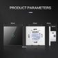 BONDA Smart Switch Alexa RF433 No Neutral Tuya Control Works With Google 1/2/3 Gang Smart Life Home Light WiFi Touch Switches 86