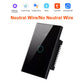 Smart Life Wifi+Bluetooth Touch Light Switch No Neutral Wire &Neutral Wire US Touch Panel Wall Switches Tuya Alexa Google Home