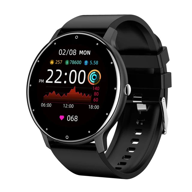 ZL02 Men Smart Watch Full Touch Screen Fitness Tracker IP68 Waterproof Sport Smartwatch BT Call Wrist Watches for Men Women 2026