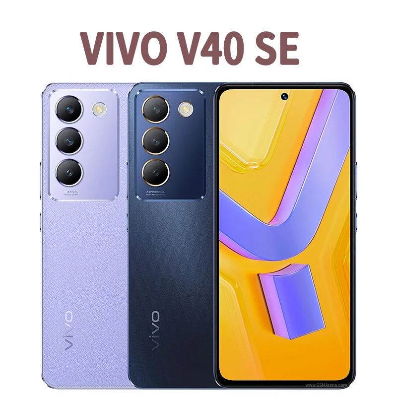 VIVO V40 Lite Smartphone 6.78'' HD+ Display 50MP Dual Camera 5000mAh Big Battery 44W Fast Charging Android 14 Mobile Phone