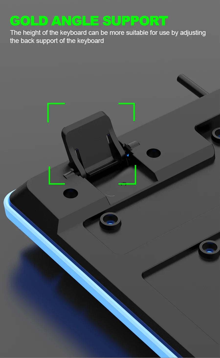 GTX350 Gaming Keyboard Mouse Combos Computer Laptop Backlight Gamer Kit LED Wired Usb Keyboard GTX350 Set-Black