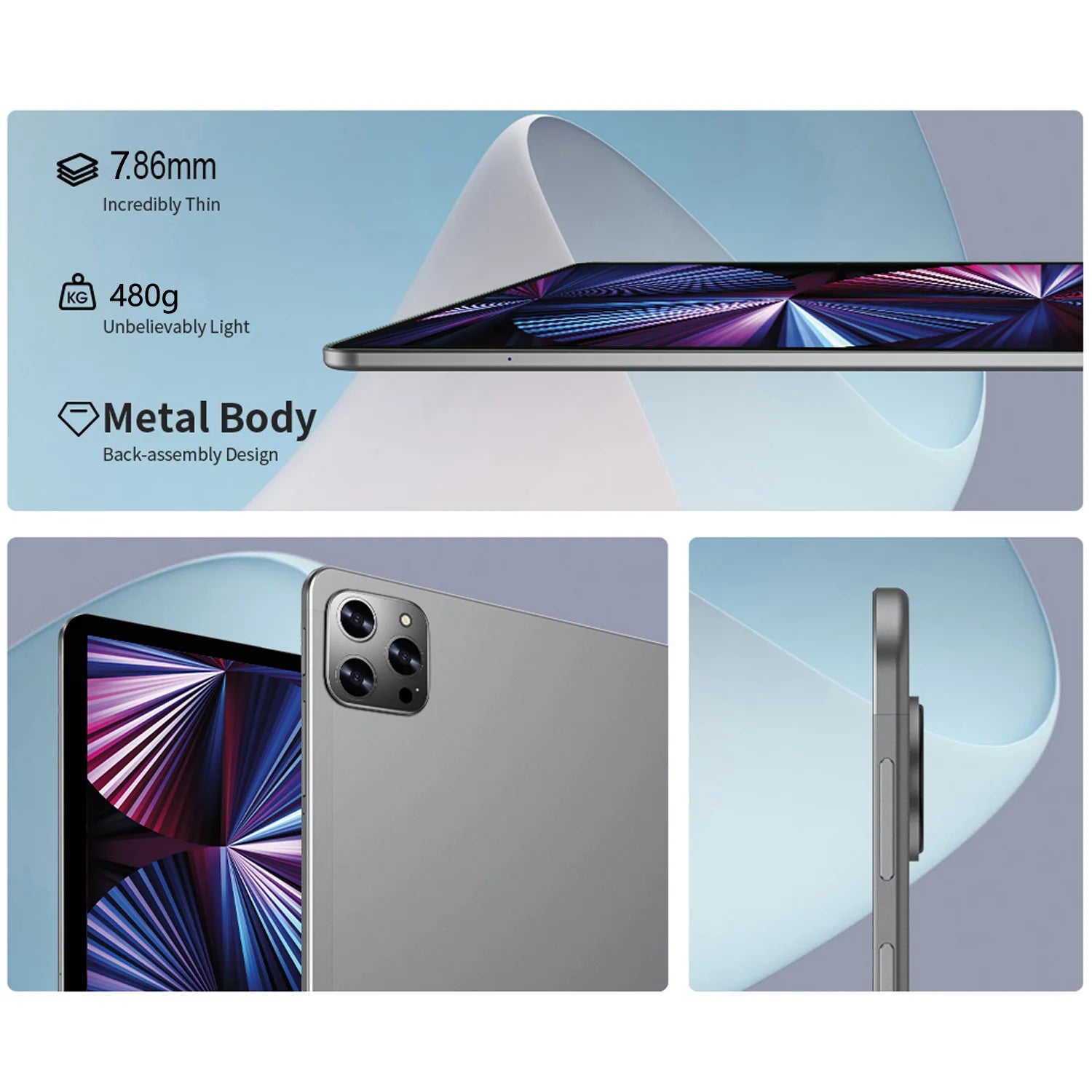 New 10.1 Inch Tablets Octa Core 4GB RAM 64GB ROM Dual SIM Cards 3G Phone Call WiFi Bluetooth Google Play Tablet Pc Android 13