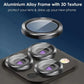 3PCS Camera Lens Protector For iPhone 16 15 14 Pro Max Plus Metal Protector Glass For iPhone 15 14 PM 13 Promax Mini Camera Lens