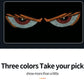 USB Dynamic Devil Eyes Light Car Windshield Dynamic LED Matrix Panel Screen Light for Car Truck Window Decor Lighting 11 Modes