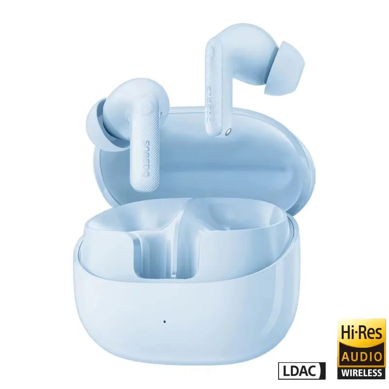 Baseus EP10 Pro ANC Earbuds Wireless Bluetooth 6.0 Earphones 50dB Realtime Adaptive Headphones 6 Mic Hi-Res LDAC IP55  Ear buds