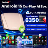 CarlinKit 8G+256G /128G Android 15 Ultra CarPlay TV Box For Netflix IPTV GPS Wireless CarPlay &Android Auto Smart Car Video Box
