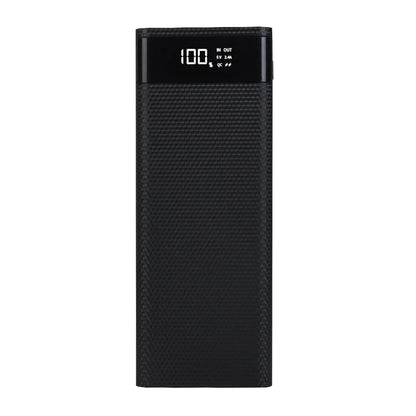 8X18650 Dual USB Power Bank Shell Micro USB Type C 5V 4.5A DIY Case Battery Charge Storage Box Super Fast Charge without Battery