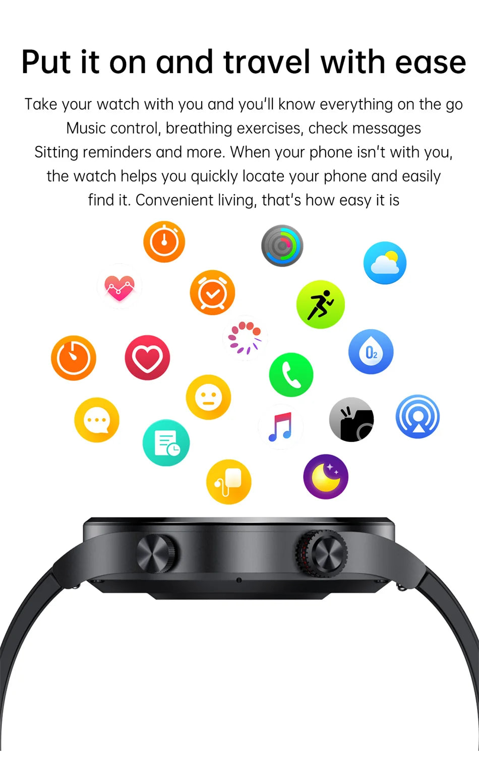 GPS ECG+PPG Bluetooth Call Smart Watch Men 2025 Sports Bracelet NFC Waterproof Custom Watch Face Men SmartWatch For IOS Android