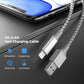 [MFi Certified]10FT USB-A to Lightning Fast Charging Cable Nylon Charger Cord For iPhone 14 13 12/pro/Max XR 8 7 6 SE iPadmini