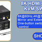4K HDMI Quad Screen Multiviewer 4x1 1080P 4 in 1 out HDMI Multi Viewer Seamless Switcher 9 Display Modes for Camera Laptop PC TV