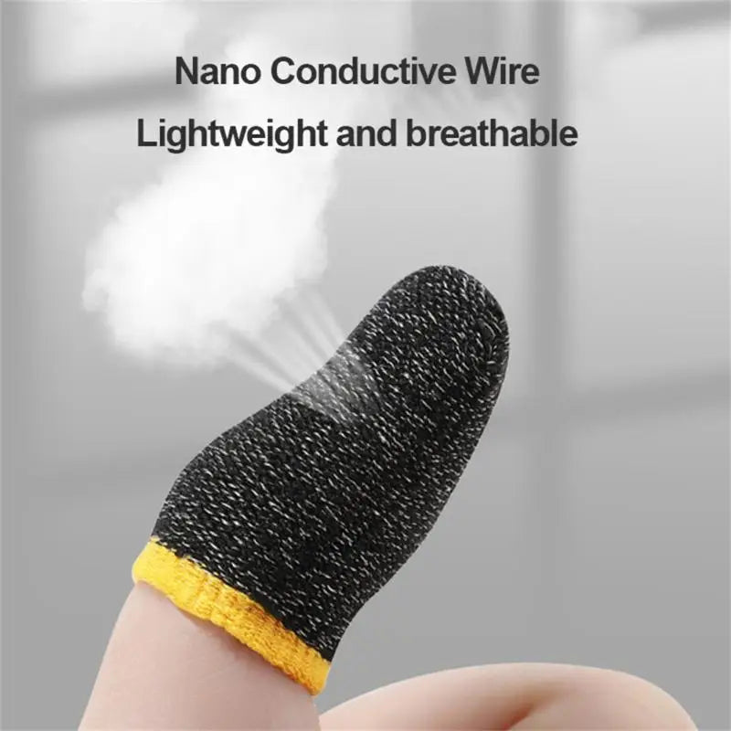 Mobile Game Fingertip Gloves For PUBG Gamer Sweatproof Anti-slip Touch Screen Finger Sleeve Breathable Gaming Finger Cover Cot